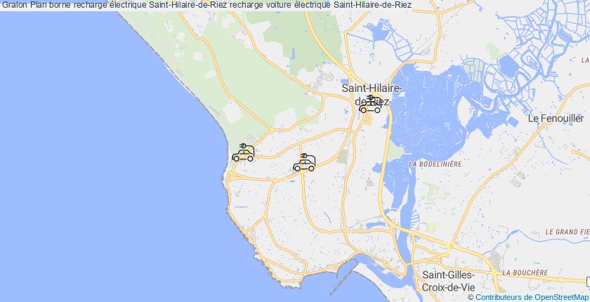 plan bornes recharge électrique Saint-Hilaire-de-Riez
