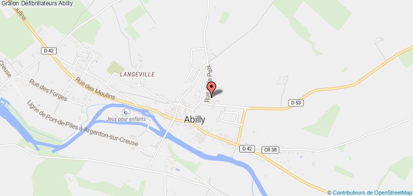 plan défibrillateurs Abilly