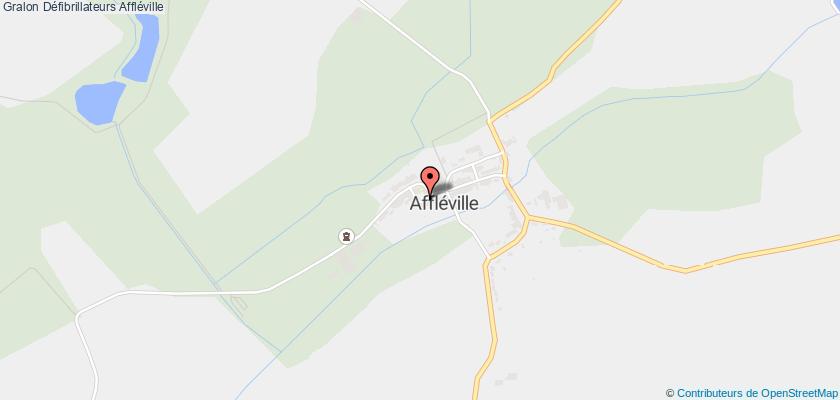 plan défibrillateurs Affléville