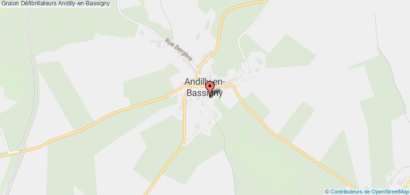 plan défibrillateurs Andilly-en-Bassigny