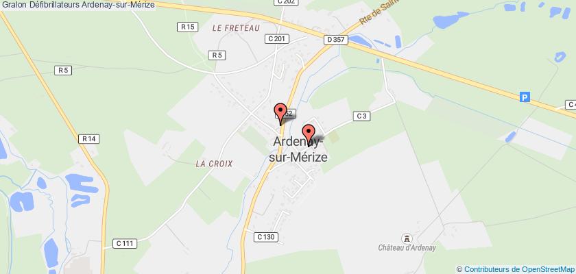 plan défibrillateurs Ardenay-sur-Mérize