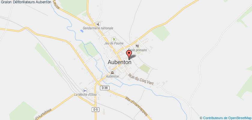 plan défibrillateurs Aubenton