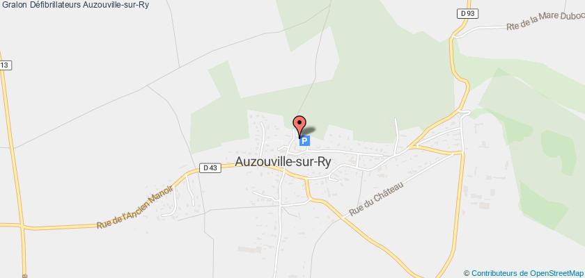 plan défibrillateurs Auzouville-sur-Ry