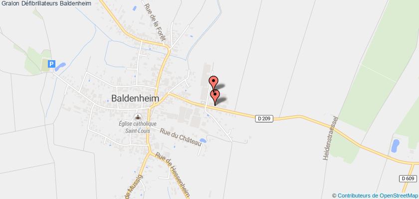 plan défibrillateurs Baldenheim