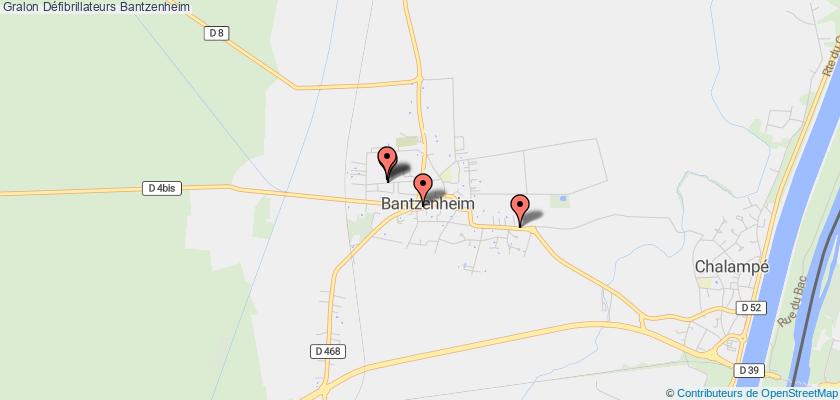 plan défibrillateurs Bantzenheim