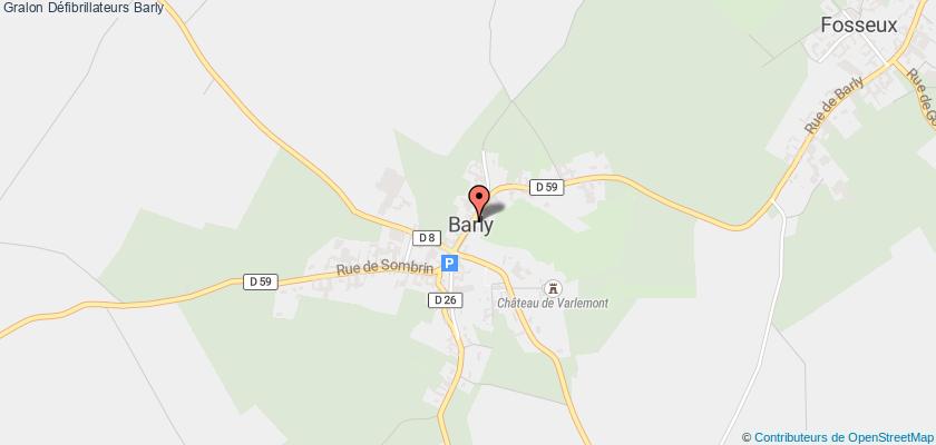 plan défibrillateurs Barly