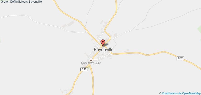 plan défibrillateurs Bayonville