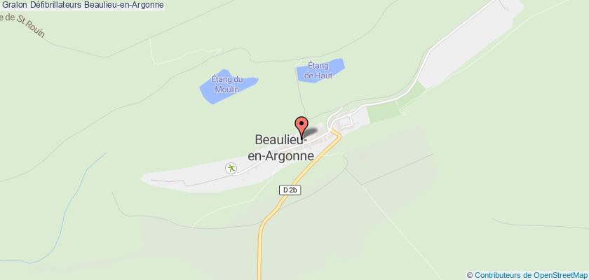plan défibrillateurs Beaulieu-en-Argonne