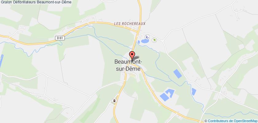 plan défibrillateurs Beaumont-sur-Dême