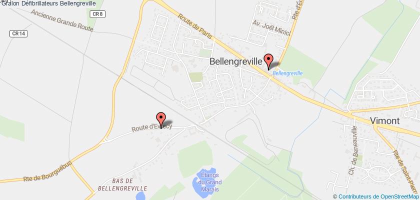 plan défibrillateurs Bellengreville
