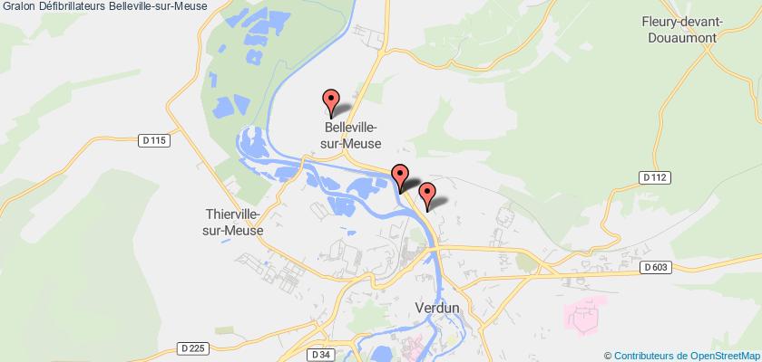 plan défibrillateurs Belleville-sur-Meuse