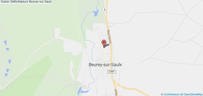 plan défibrillateurs Beurey-sur-Saulx