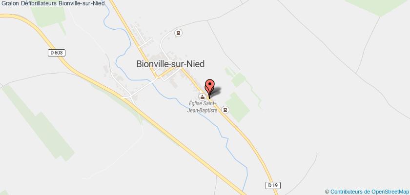 plan défibrillateurs Bionville-sur-Nied