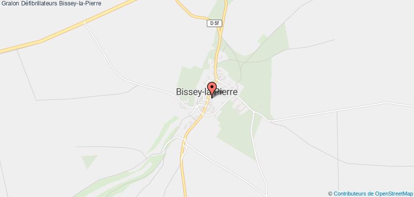 plan défibrillateurs Bissey-la-Pierre