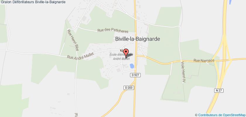 plan défibrillateurs Biville-la-Baignarde