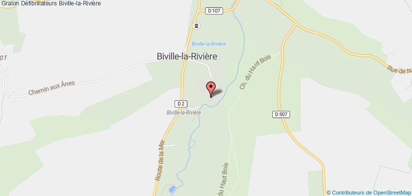 plan défibrillateurs Biville-la-Rivière