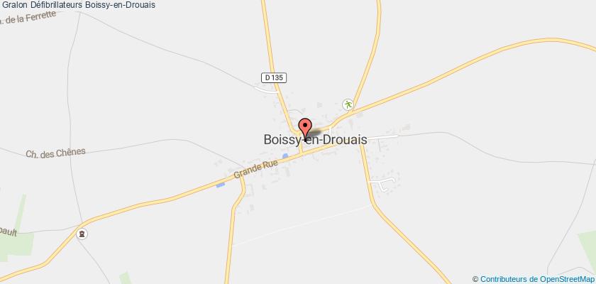 plan défibrillateurs Boissy-en-Drouais