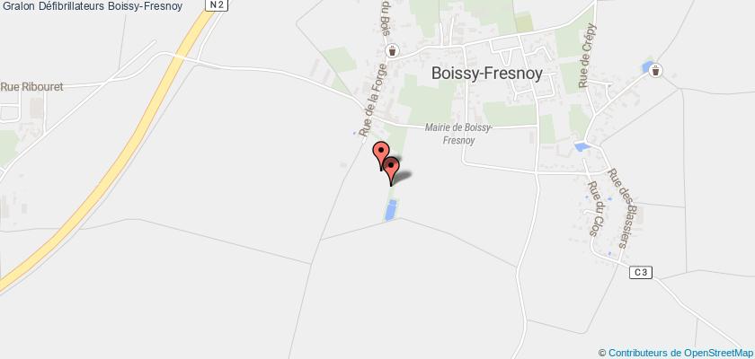 plan défibrillateurs Boissy-Fresnoy
