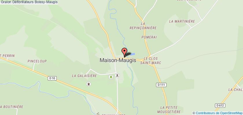 plan défibrillateurs Boissy-Maugis