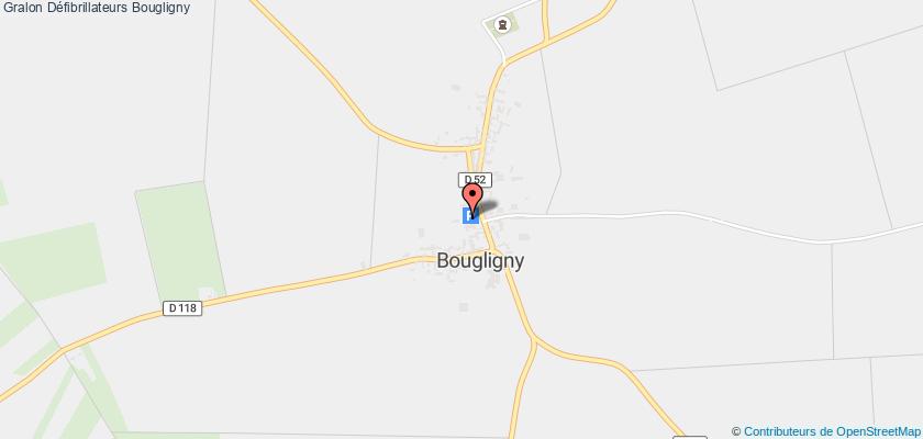 plan défibrillateurs Bougligny