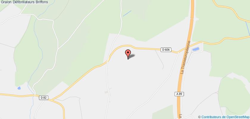 plan défibrillateurs Briffons