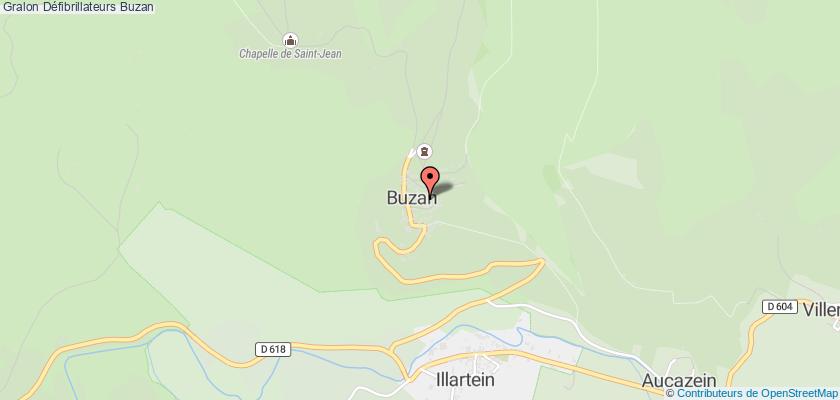plan défibrillateurs Buzan