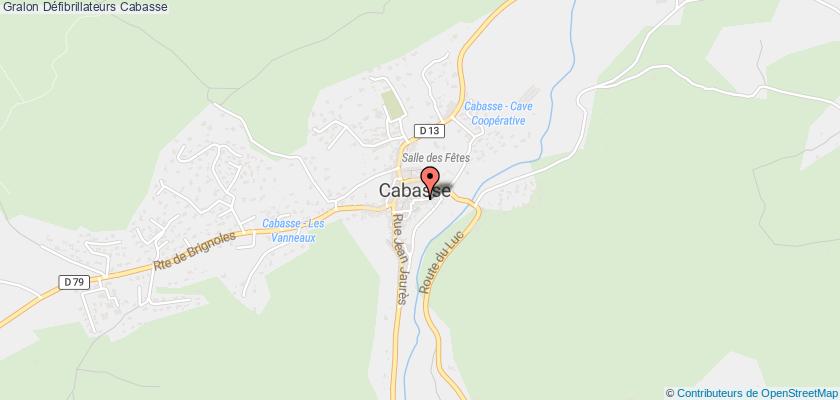 plan défibrillateurs Cabasse