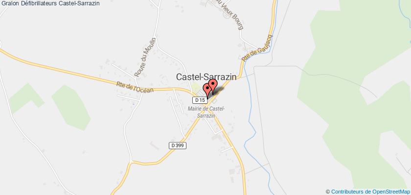 plan défibrillateurs Castel-Sarrazin