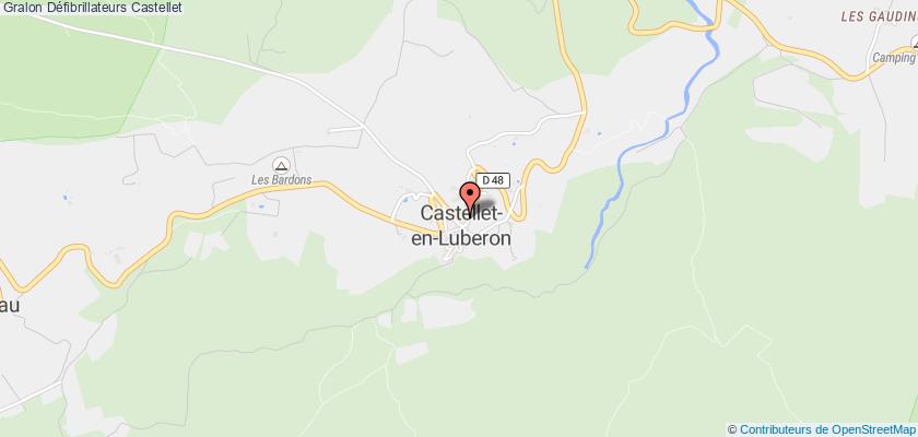 plan défibrillateurs Castellet