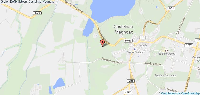 plan défibrillateurs Castelnau-Magnoac