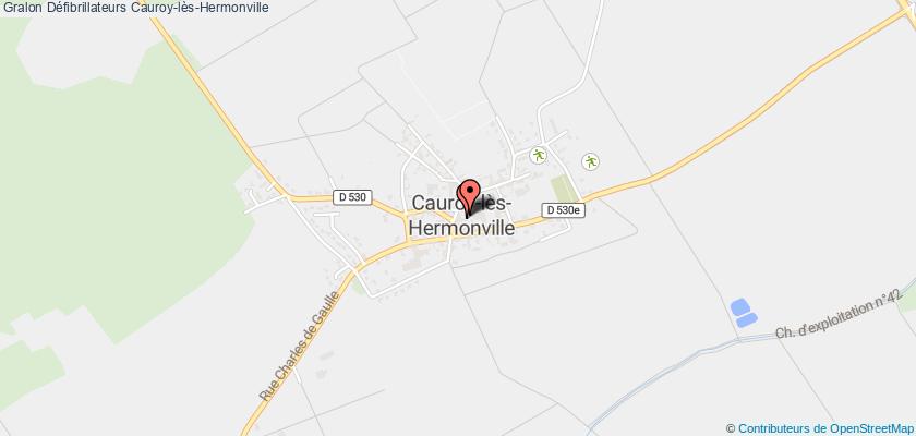 plan défibrillateurs Cauroy-lès-Hermonville