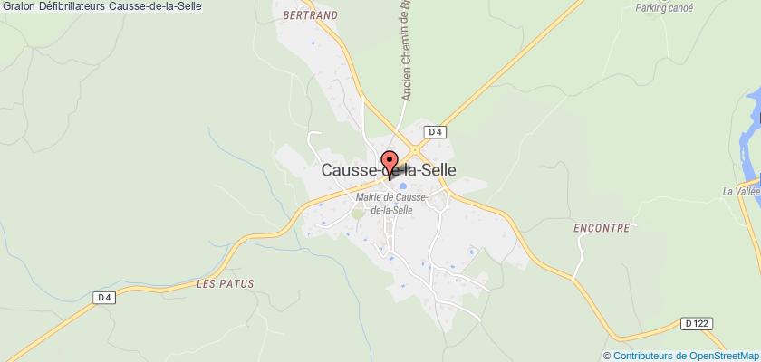 plan défibrillateurs Causse-de-la-Selle