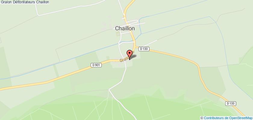 plan défibrillateurs Chaillon