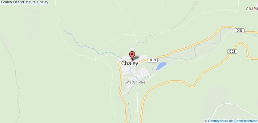 plan défibrillateurs Chaley