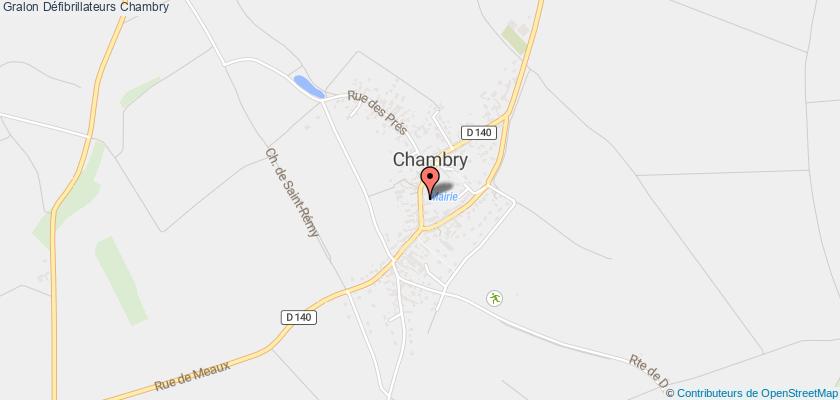 plan défibrillateurs Chambry