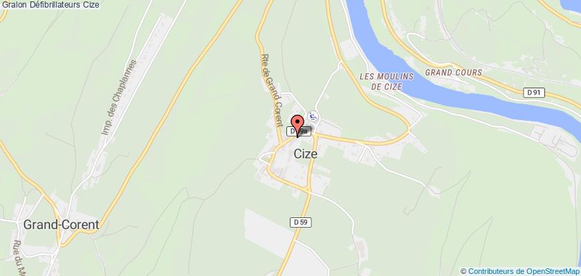 plan défibrillateurs Cize