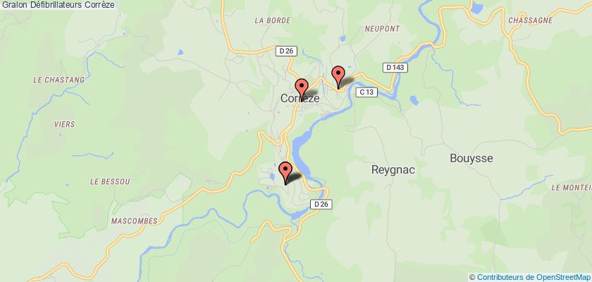 plan défibrillateurs Corrèze