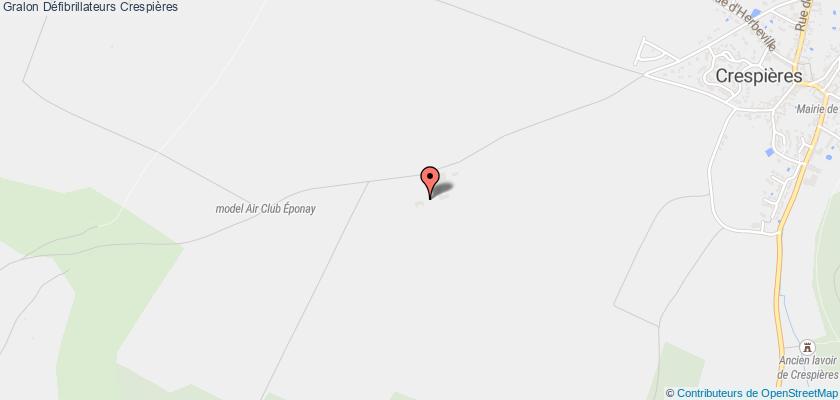 plan défibrillateurs Crespières