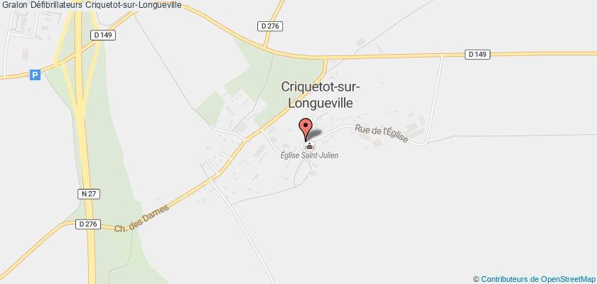 plan défibrillateurs Criquetot-sur-Longueville