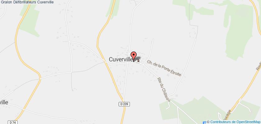 plan défibrillateurs Cuverville