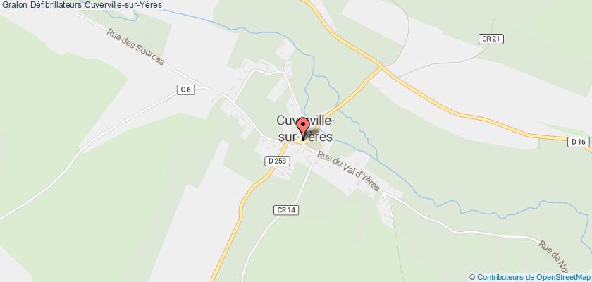 plan défibrillateurs Cuverville-sur-Yères