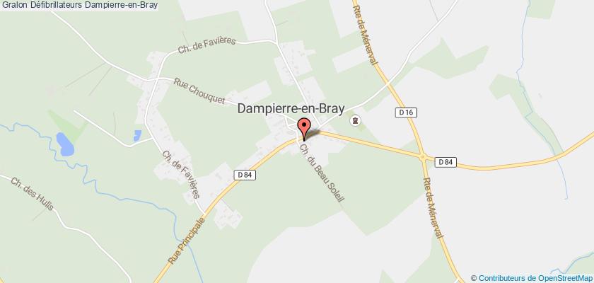 plan défibrillateurs Dampierre-en-Bray