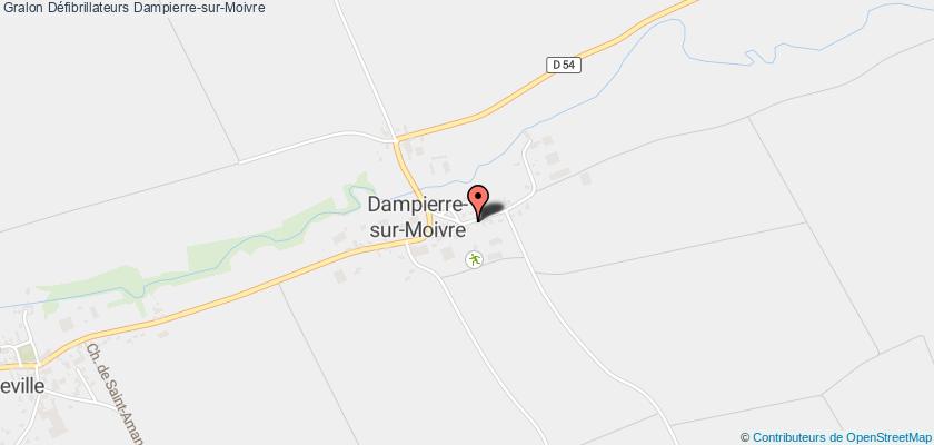 plan défibrillateurs Dampierre-sur-Moivre