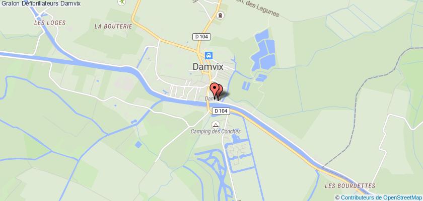 plan défibrillateurs Damvix