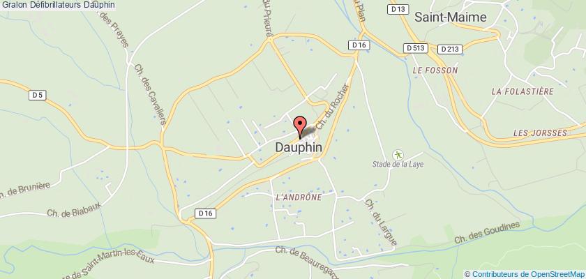 plan défibrillateurs Dauphin