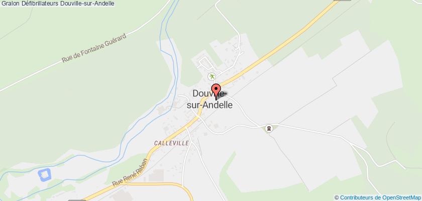 plan défibrillateurs Douville-sur-Andelle