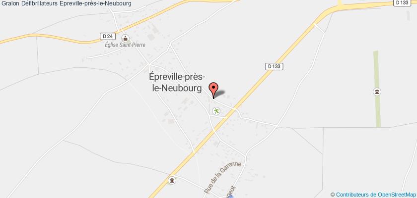 plan défibrillateurs Epreville-près-le-Neubourg