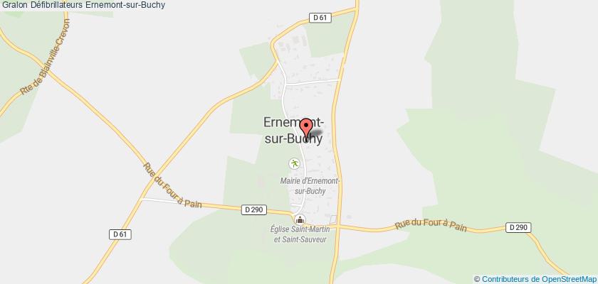 plan défibrillateurs Ernemont-sur-Buchy
