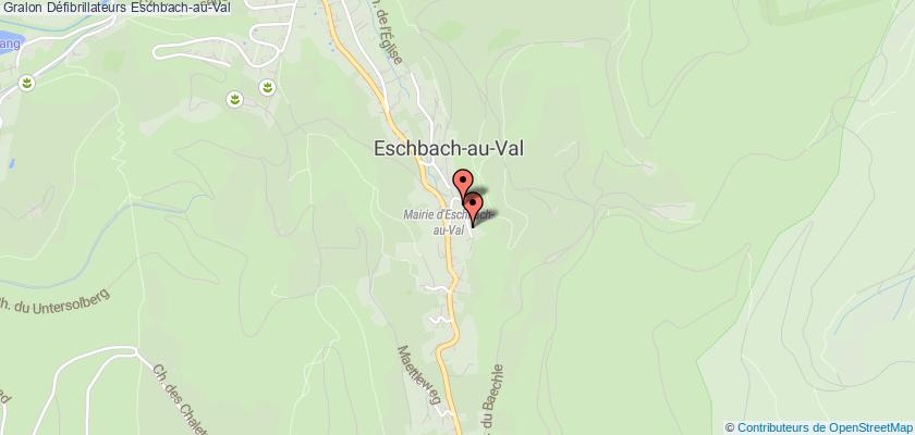 plan défibrillateurs Eschbach-au-Val