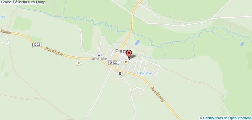 plan défibrillateurs Flagy